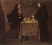 unknow artist St.Benedict's Supper France oil painting artist